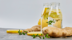 for detox remedies  we use lemon juice and ginger juice .