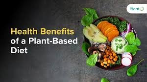 this image is showing the  healthy benefits of plant based diet