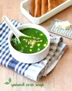 this image is showing garlic and spinach soup detox remedies