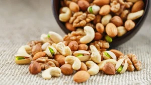 this image is showing the healthy nuts providing perfect diet plan for diabetic patients 