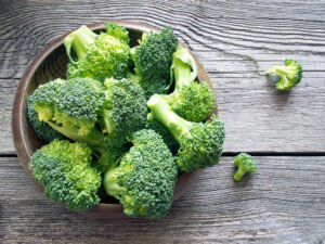 this image is showing broccoli for skin