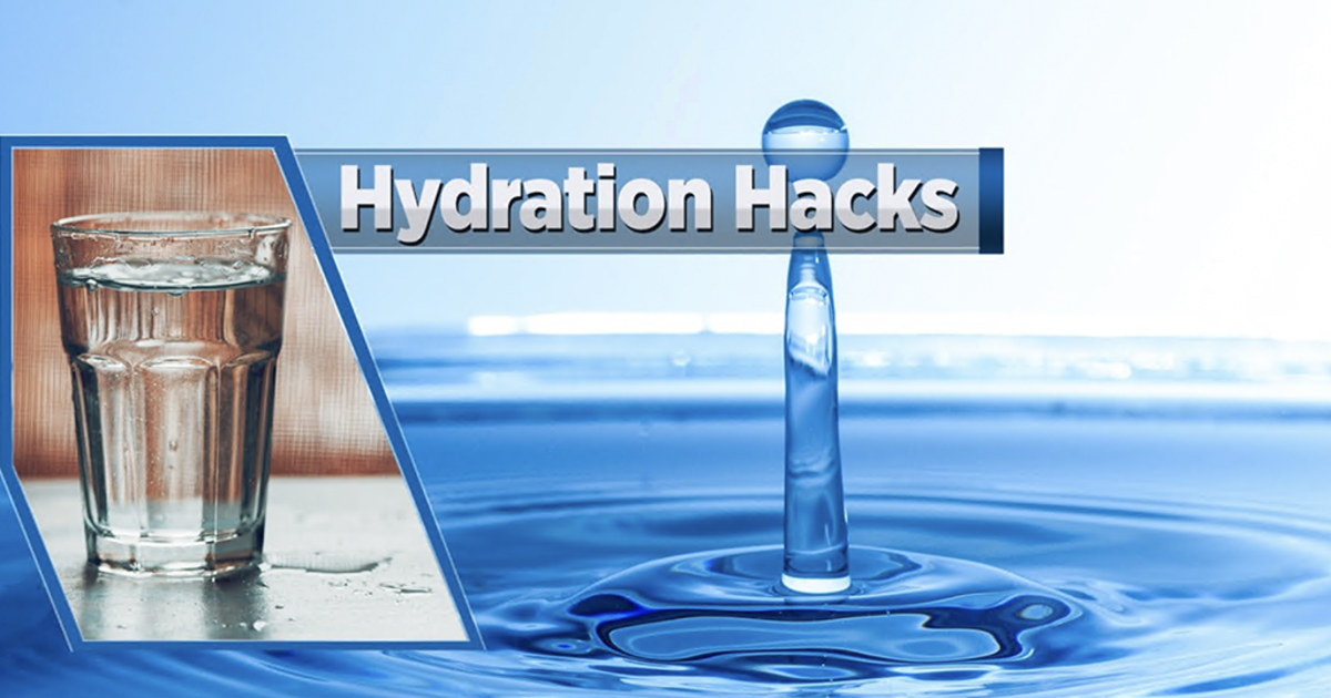 this image is showing the hydration hacks of water