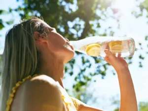 this image is showing the hydration hacks of drinking water