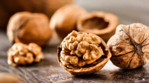 this image is showing walnuts for glowing skin